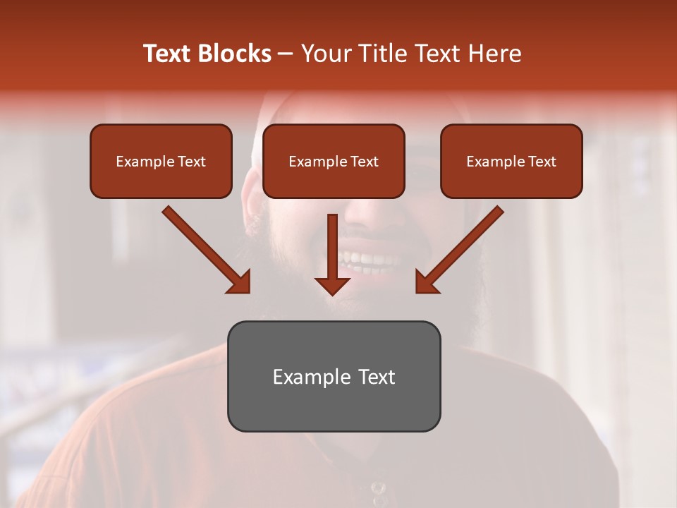 Arab Beauty Closeup PowerPoint Template