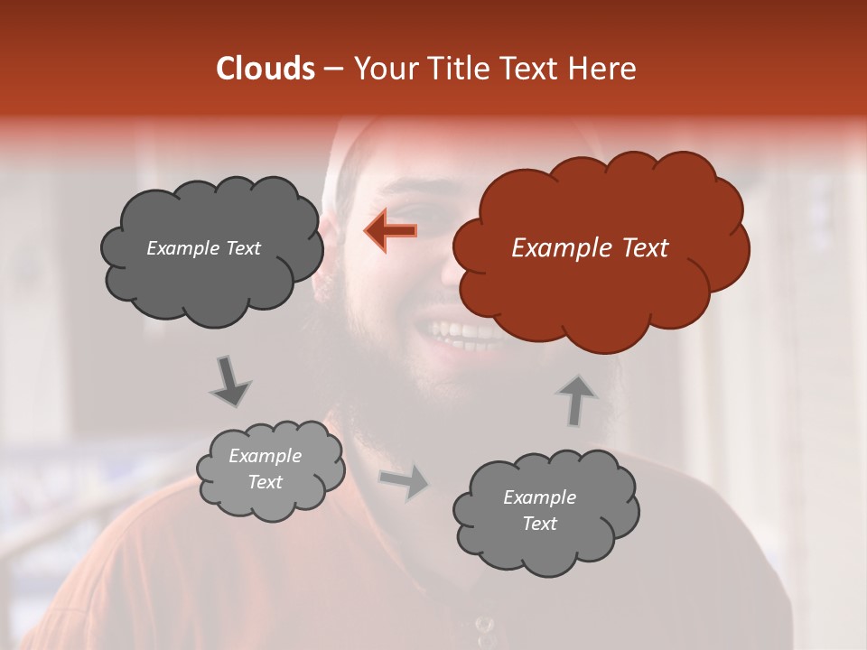 Arab Beauty Closeup PowerPoint Template