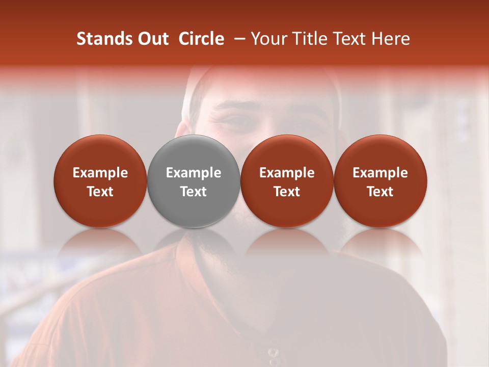 Arab Beauty Closeup PowerPoint Template