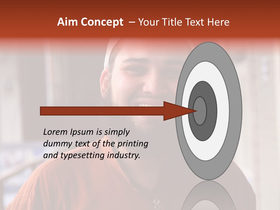 Arab Beauty Closeup PowerPoint Template