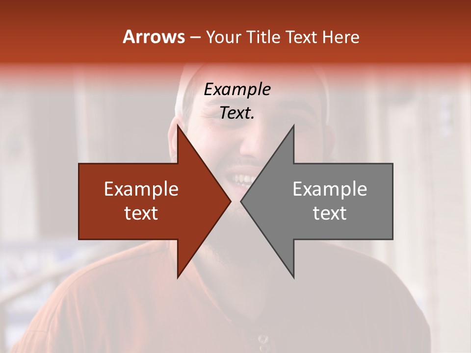 Arab Beauty Closeup PowerPoint Template