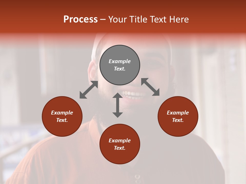 Arab Beauty Closeup PowerPoint Template