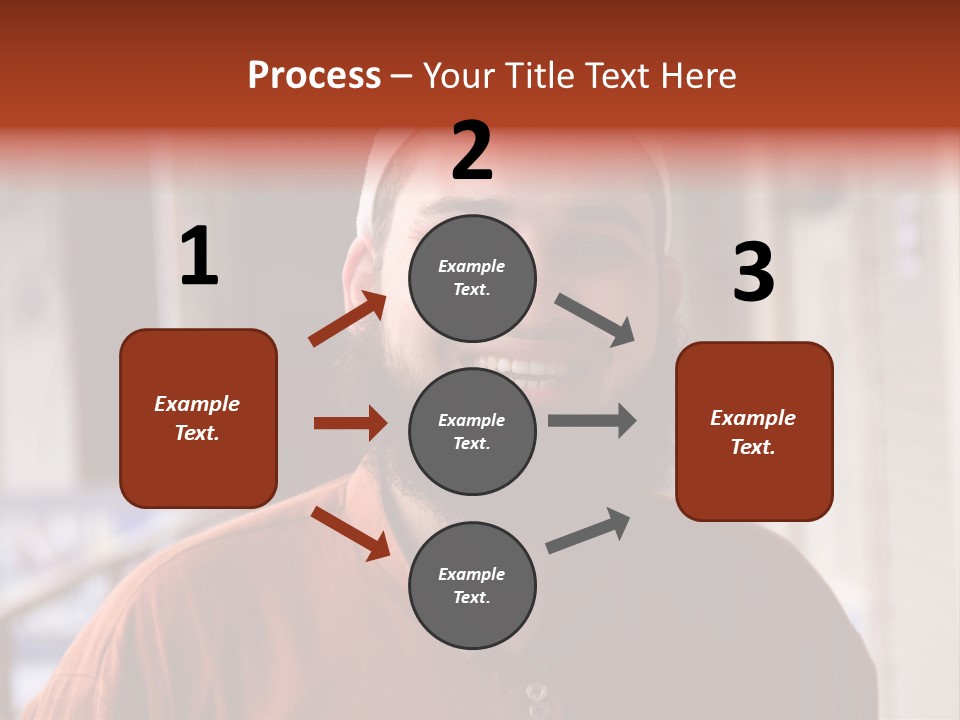 Arab Beauty Closeup PowerPoint Template