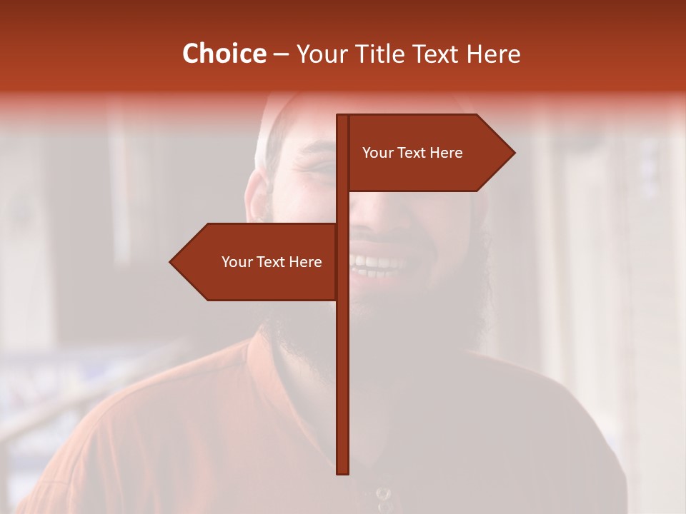 Arab Beauty Closeup PowerPoint Template