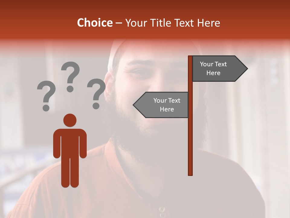 Arab Beauty Closeup PowerPoint Template