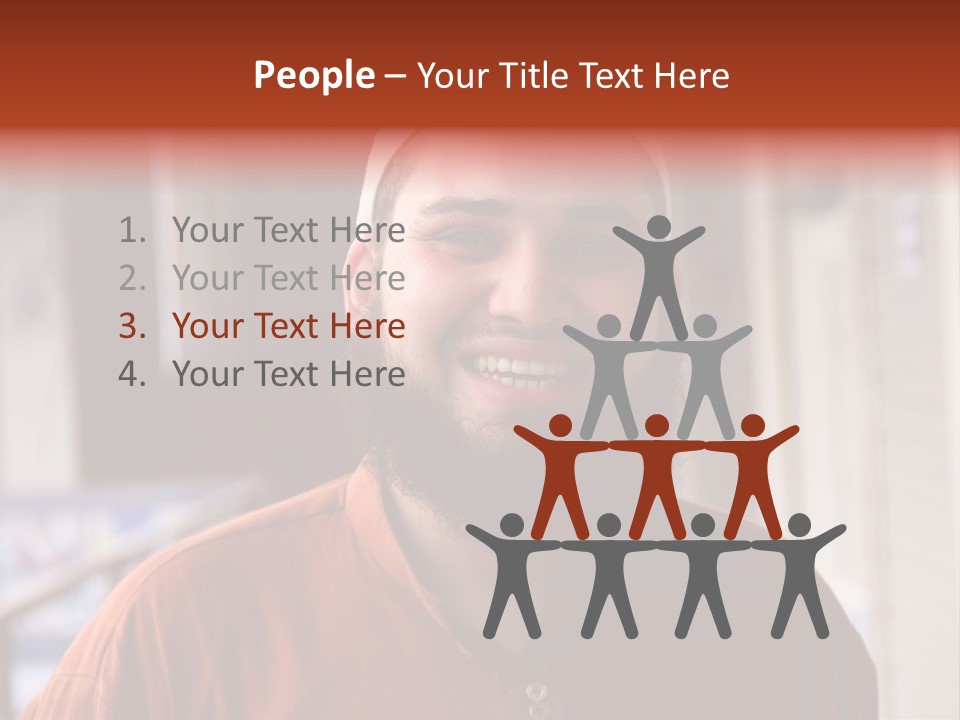 Arab Beauty Closeup PowerPoint Template