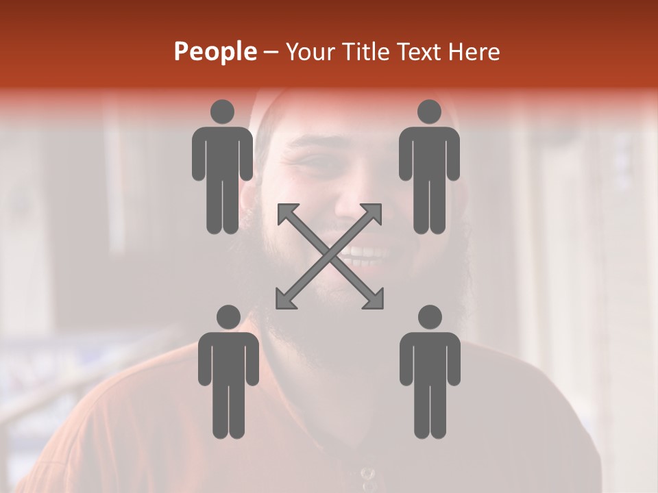 Arab Beauty Closeup PowerPoint Template