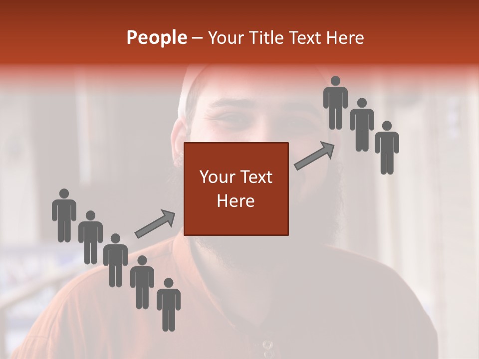 Arab Beauty Closeup PowerPoint Template