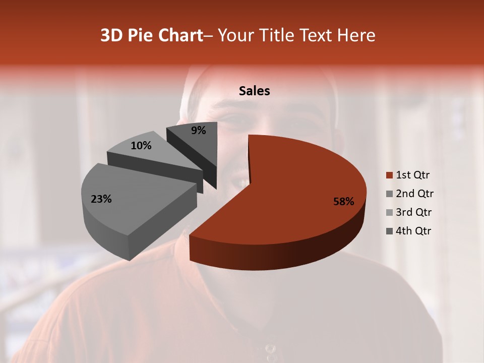 Arab Beauty Closeup PowerPoint Template