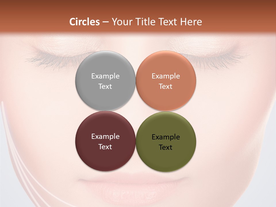 Calm Collagen Freshness PowerPoint Template