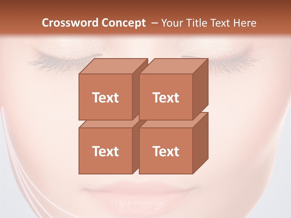 Calm Collagen Freshness PowerPoint Template