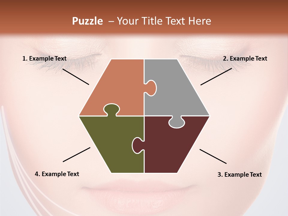 Calm Collagen Freshness PowerPoint Template