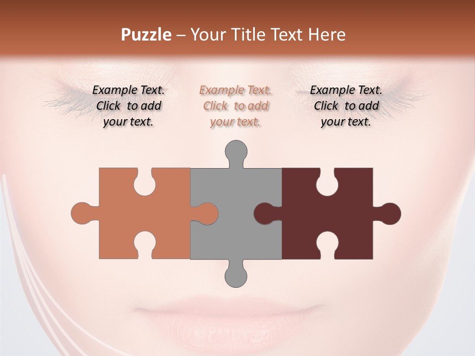 Calm Collagen Freshness PowerPoint Template