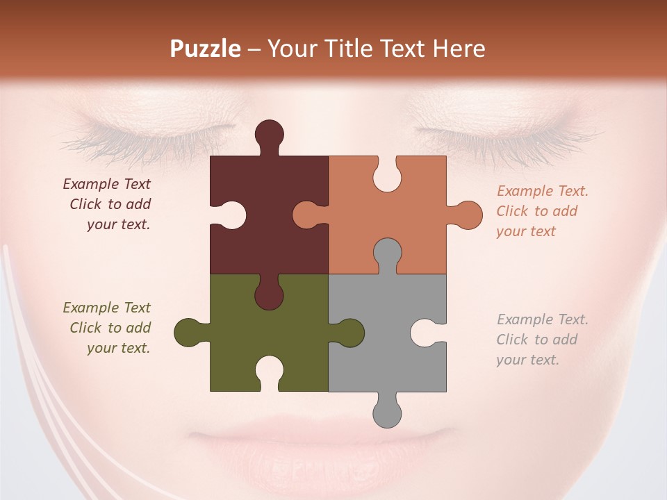 Calm Collagen Freshness PowerPoint Template