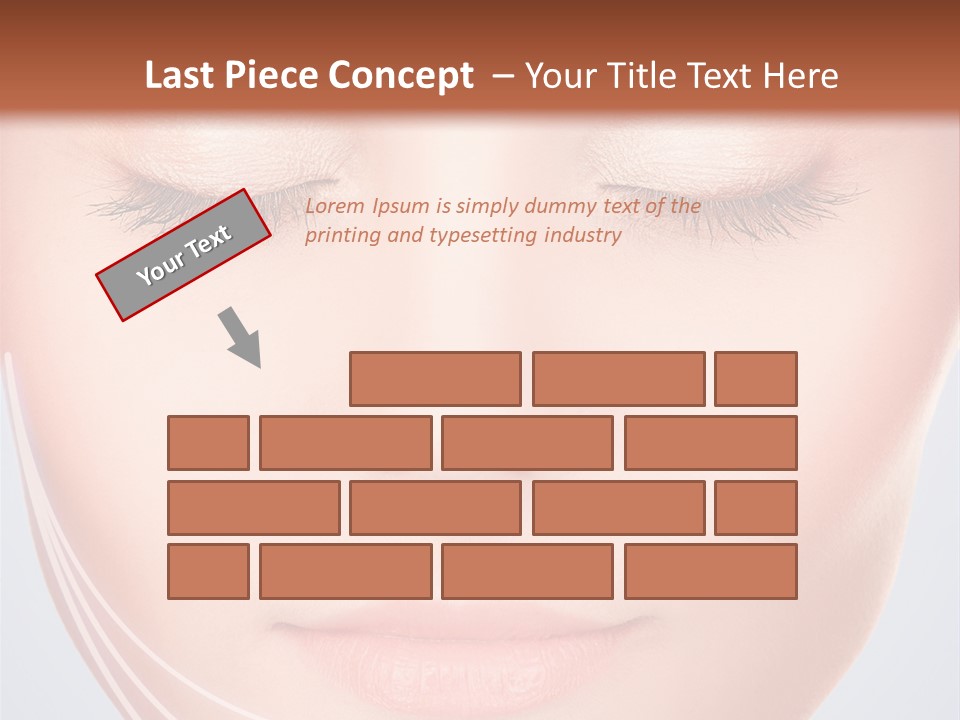 Calm Collagen Freshness PowerPoint Template