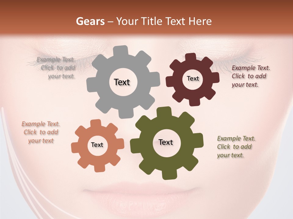 Calm Collagen Freshness PowerPoint Template