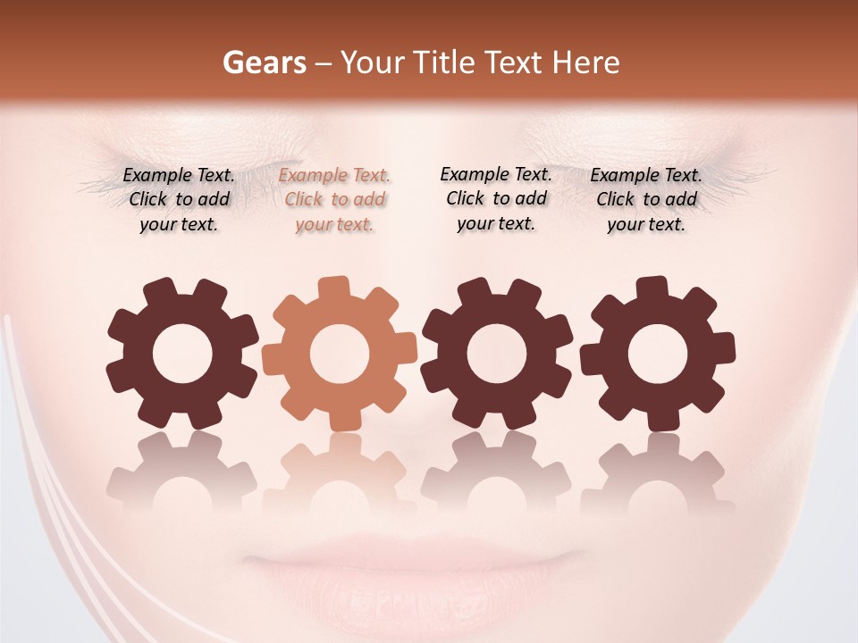 Calm Collagen Freshness PowerPoint Template