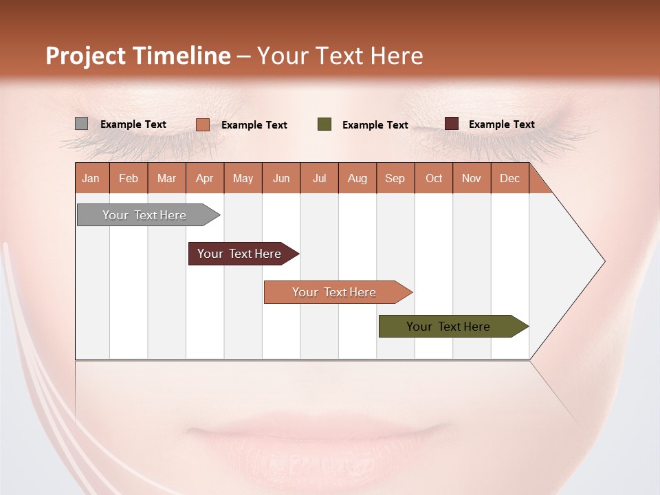Calm Collagen Freshness PowerPoint Template