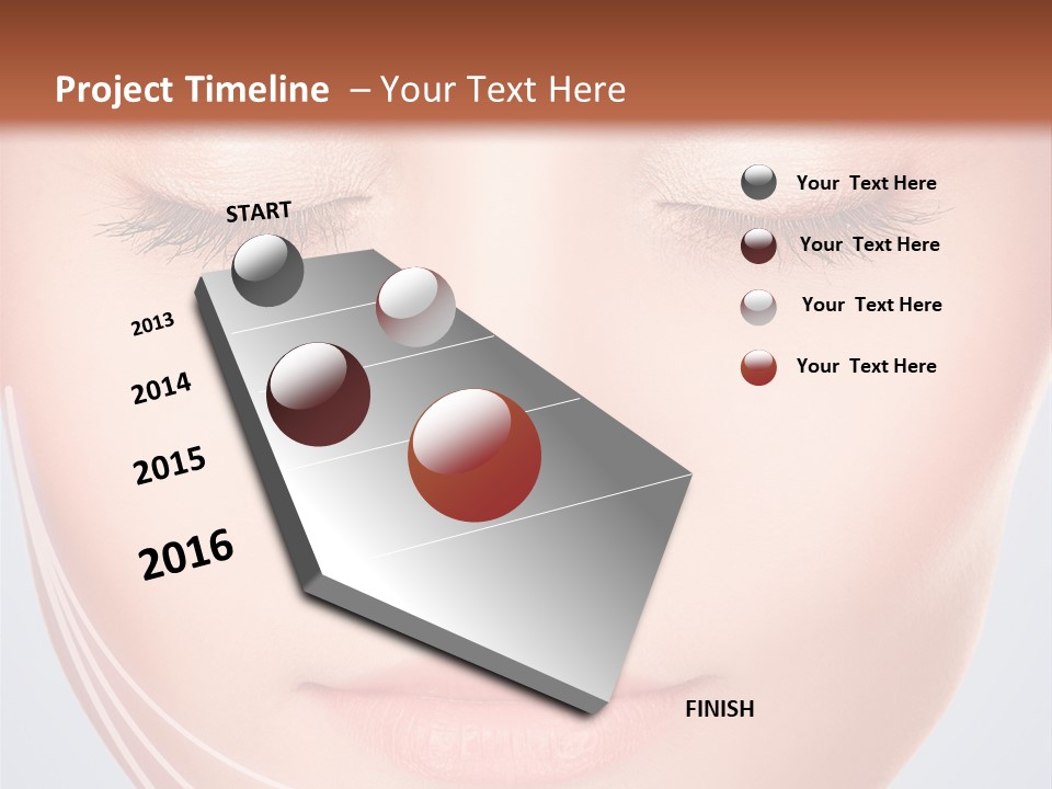 Calm Collagen Freshness PowerPoint Template
