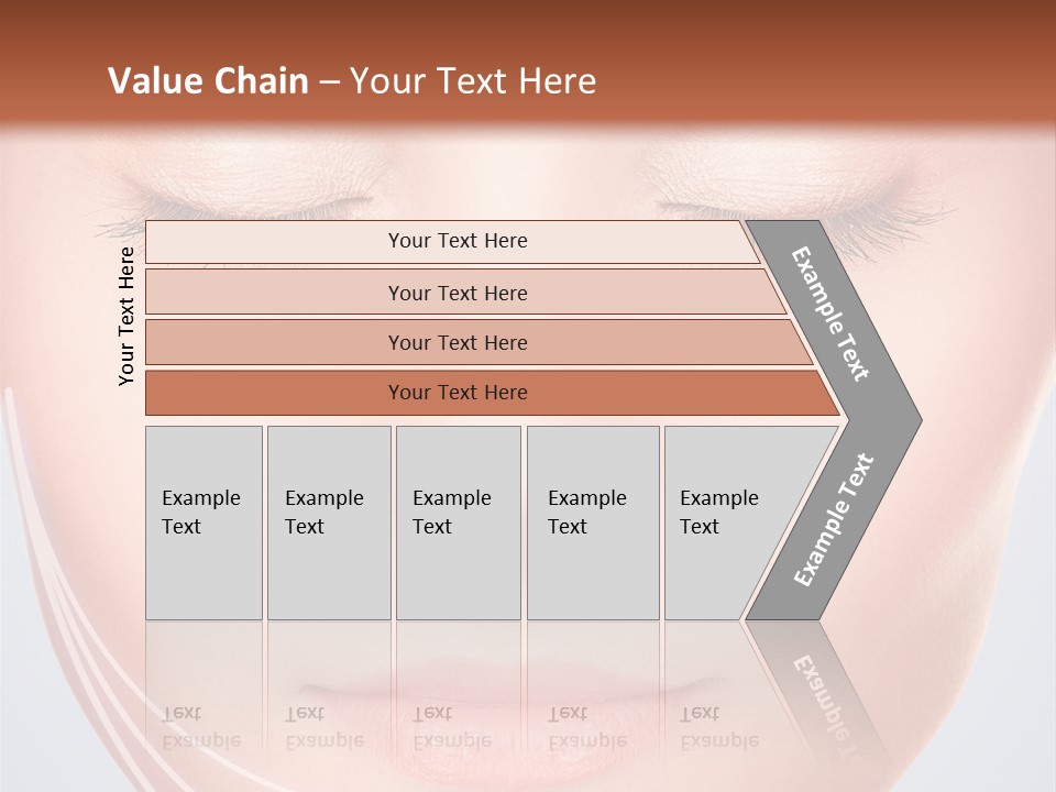 Calm Collagen Freshness PowerPoint Template