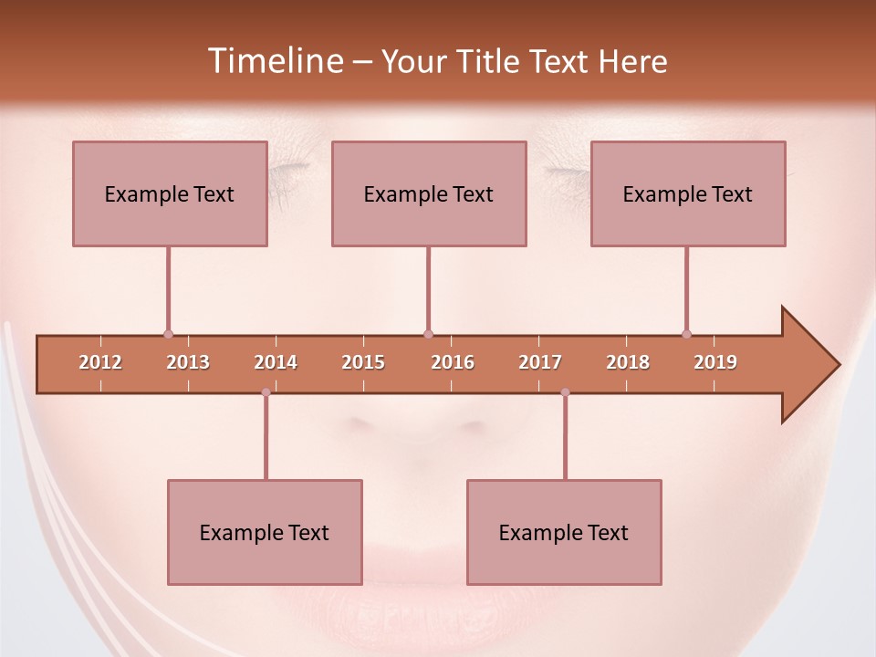 Calm Collagen Freshness PowerPoint Template