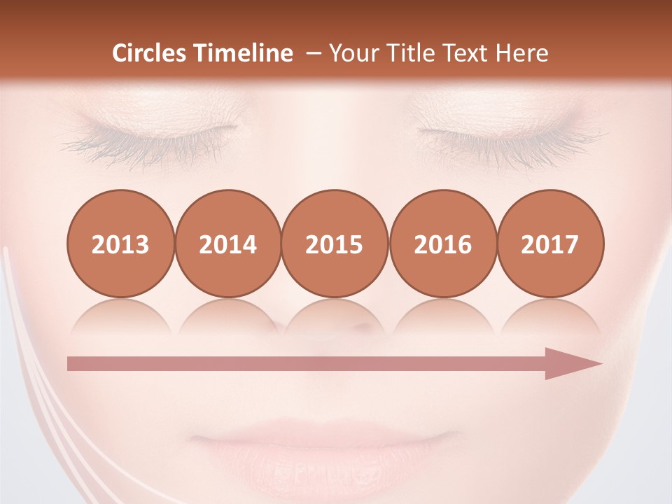 Calm Collagen Freshness PowerPoint Template