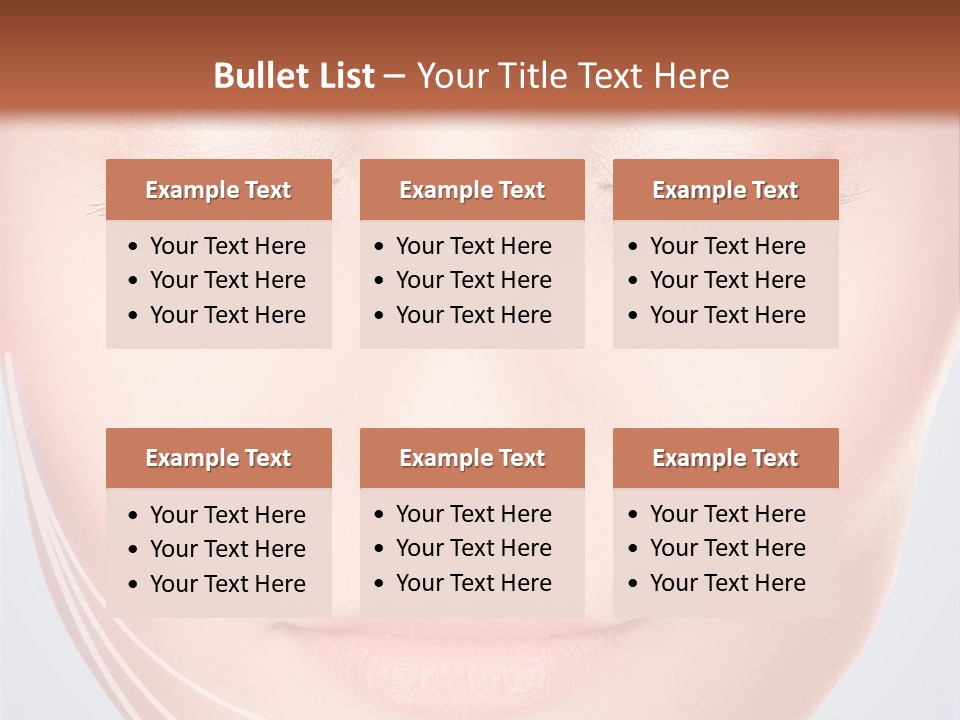 Calm Collagen Freshness PowerPoint Template