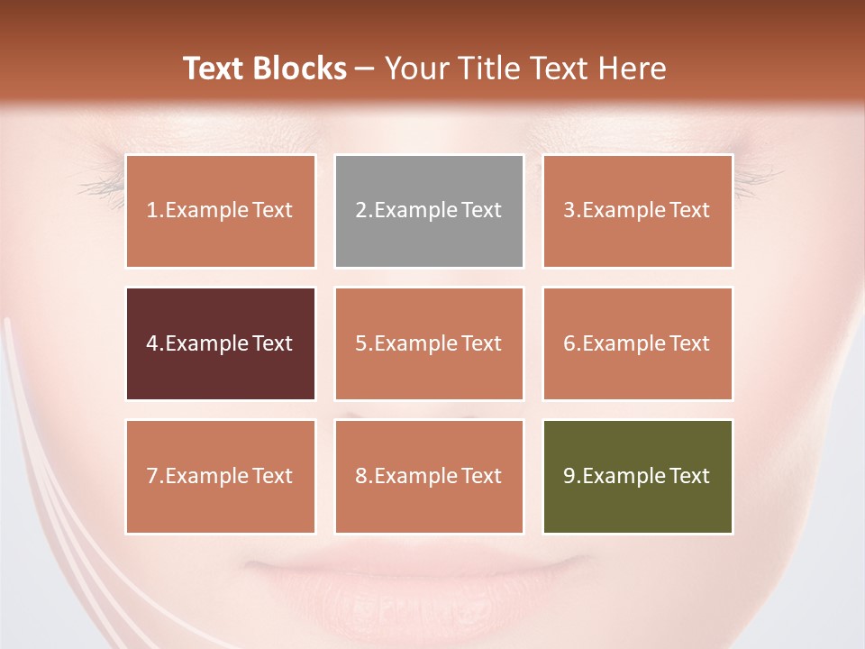 Calm Collagen Freshness PowerPoint Template