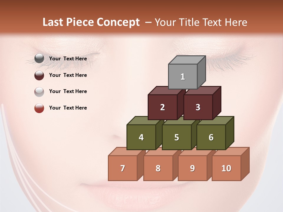 Calm Collagen Freshness PowerPoint Template