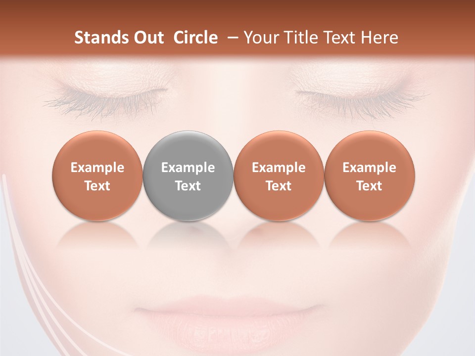 Calm Collagen Freshness PowerPoint Template