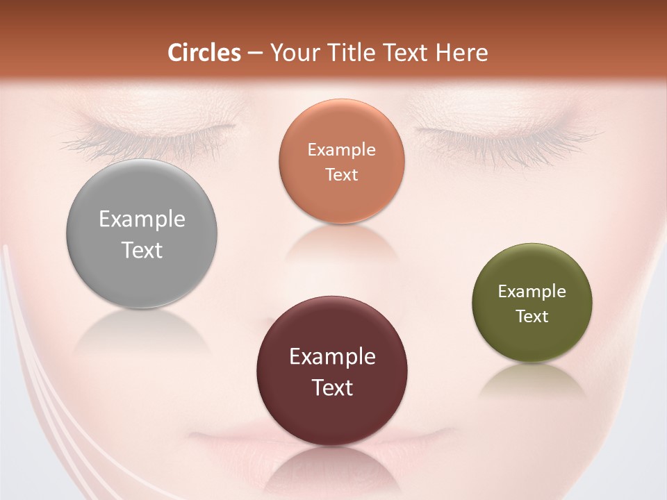 Calm Collagen Freshness PowerPoint Template