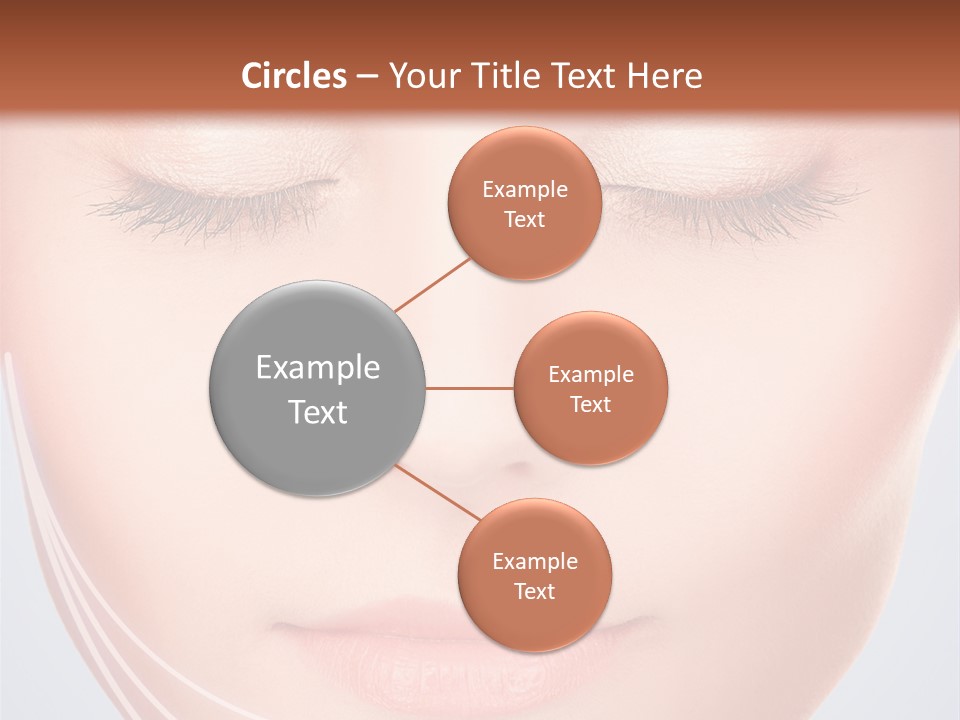 Calm Collagen Freshness PowerPoint Template