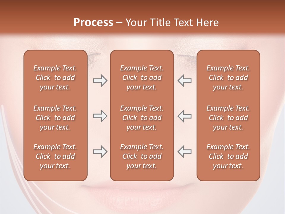 Calm Collagen Freshness PowerPoint Template
