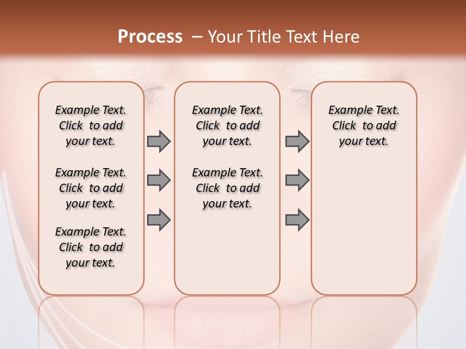 Calm Collagen Freshness PowerPoint Template