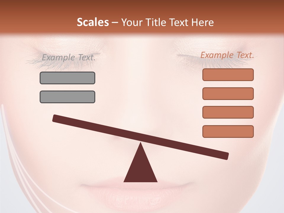 Calm Collagen Freshness PowerPoint Template