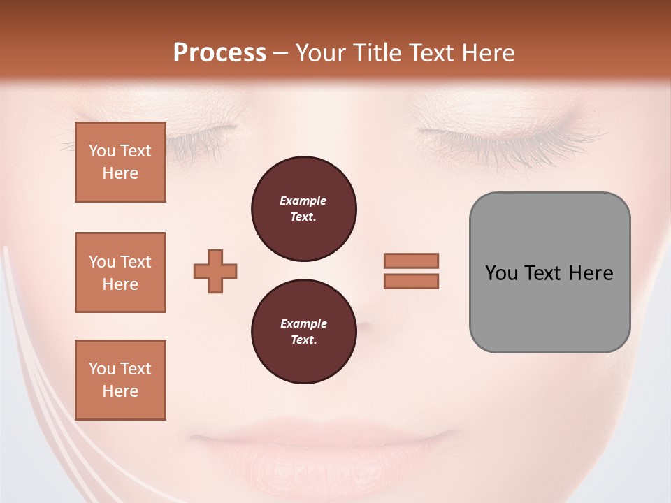 Calm Collagen Freshness PowerPoint Template