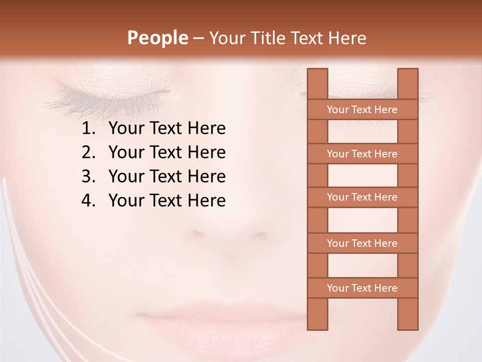 Calm Collagen Freshness PowerPoint Template