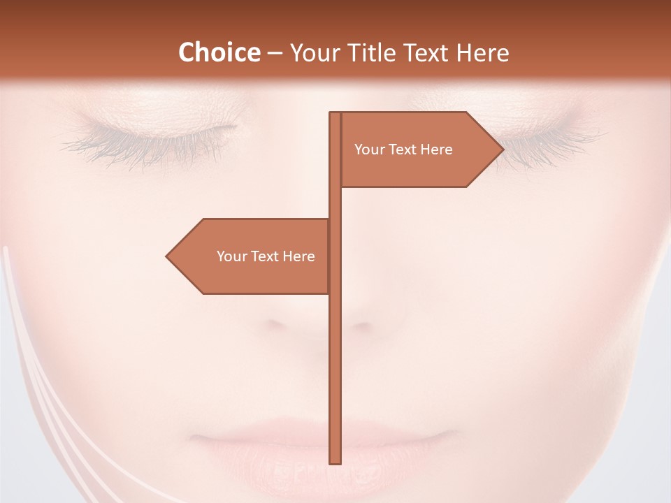 Calm Collagen Freshness PowerPoint Template