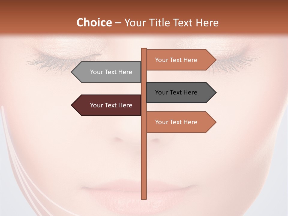 Calm Collagen Freshness PowerPoint Template