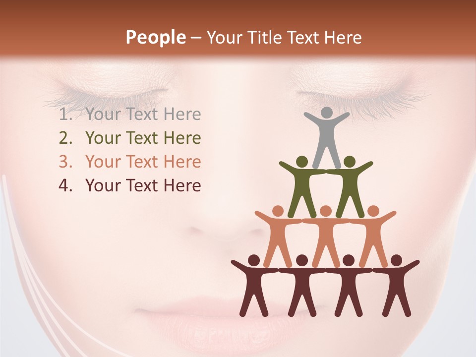 Calm Collagen Freshness PowerPoint Template