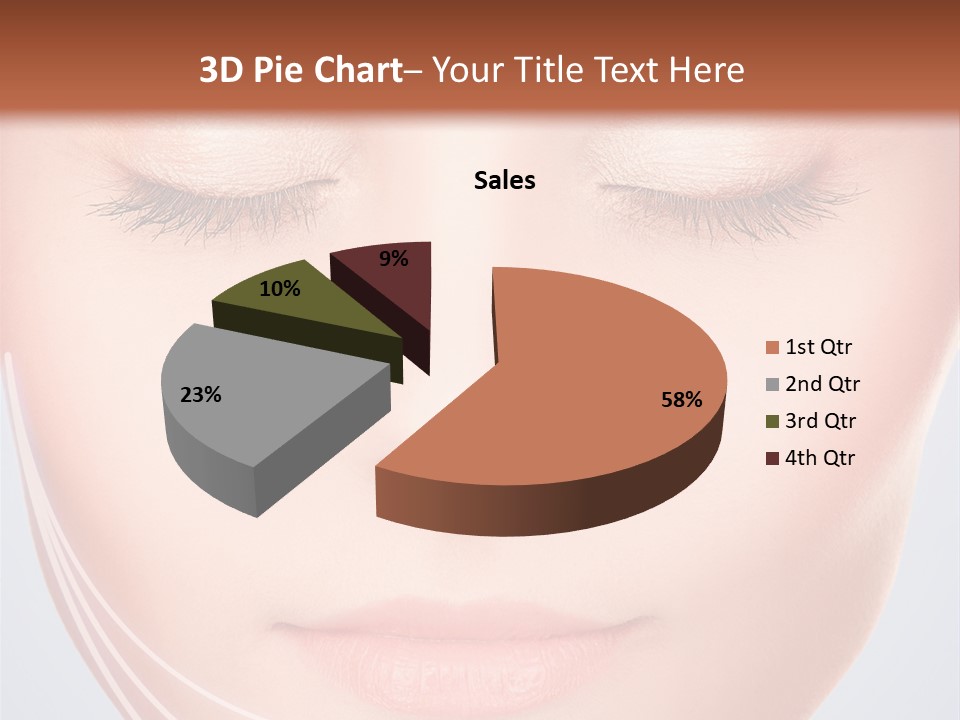 Calm Collagen Freshness PowerPoint Template