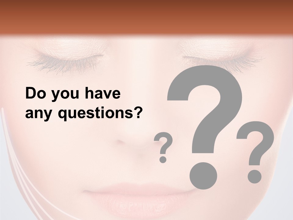 Calm Collagen Freshness PowerPoint Template