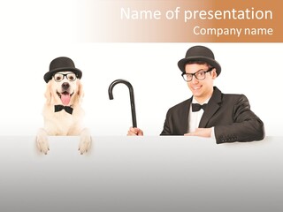 S Pet Entertainer PowerPoint Template