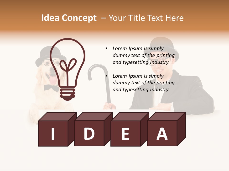 S Pet Entertainer PowerPoint Template