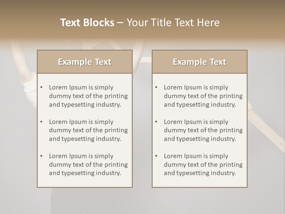 Market Man Cheering PowerPoint Template
