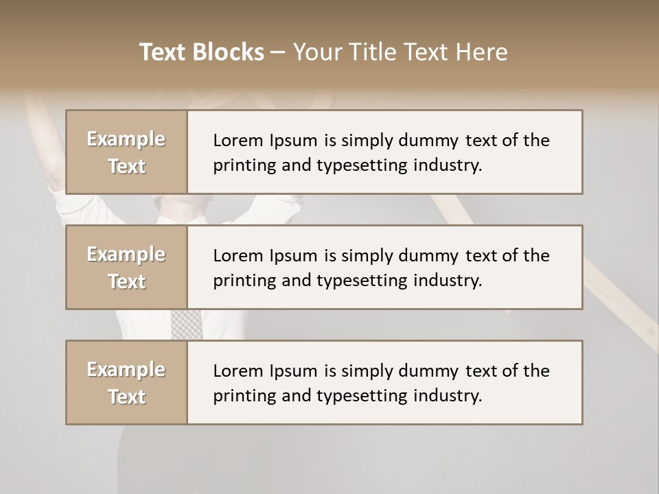 Market Man Cheering PowerPoint Template