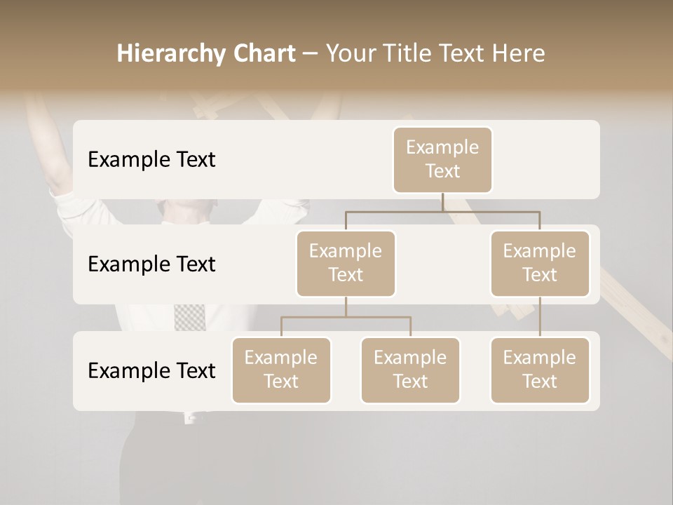 Market Man Cheering PowerPoint Template
