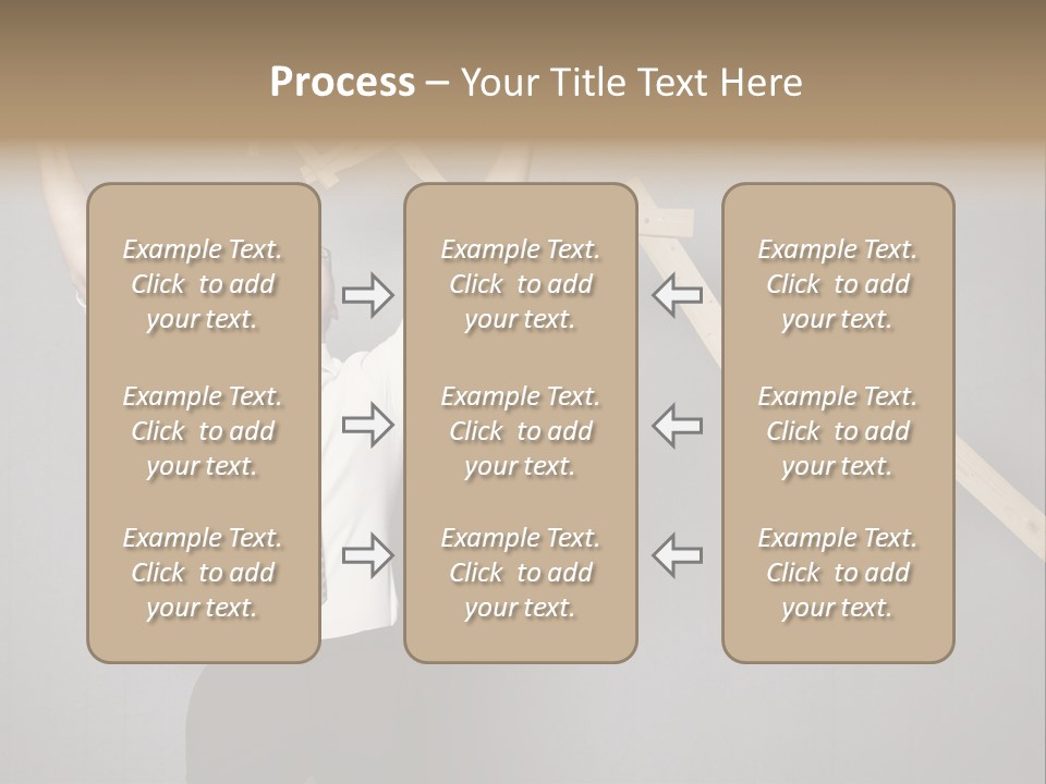 Market Man Cheering PowerPoint Template