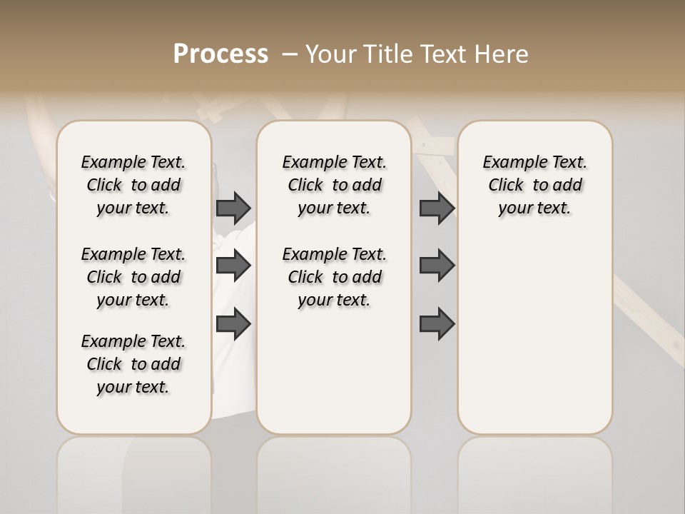Market Man Cheering PowerPoint Template