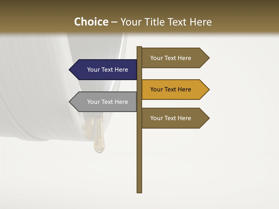 Oil Industry Energy Biofuel PowerPoint Template